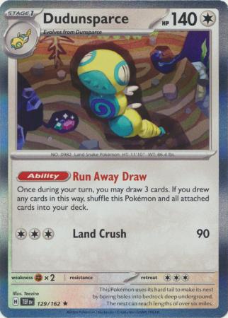 Dudunsparce - 129/162 - Holo