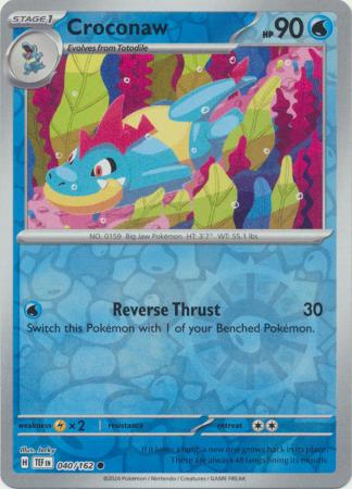 Croconaw - 40/162 - Reverse