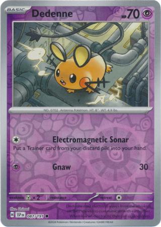 Dedenne - 87/191 - Reverse