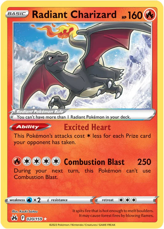 Radiante Charizard 020/159