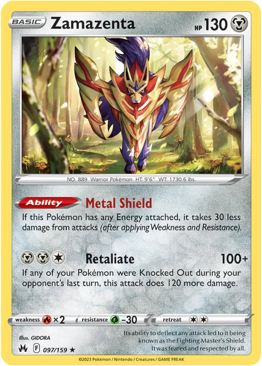Zamazenta - 97/159 - Holo