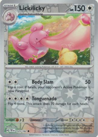 Lickilicky - 125/162 - Reverse