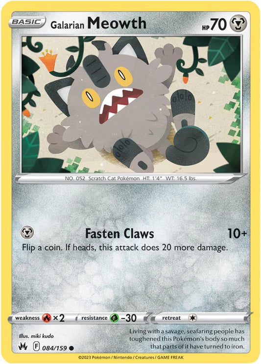Galarian Meowth - 84/159 - Normal