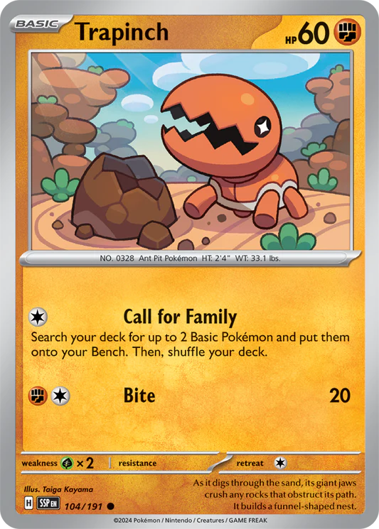 Trapinch - 104/191 - Normaal