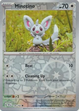 Minccino - 136/162 - Reverse