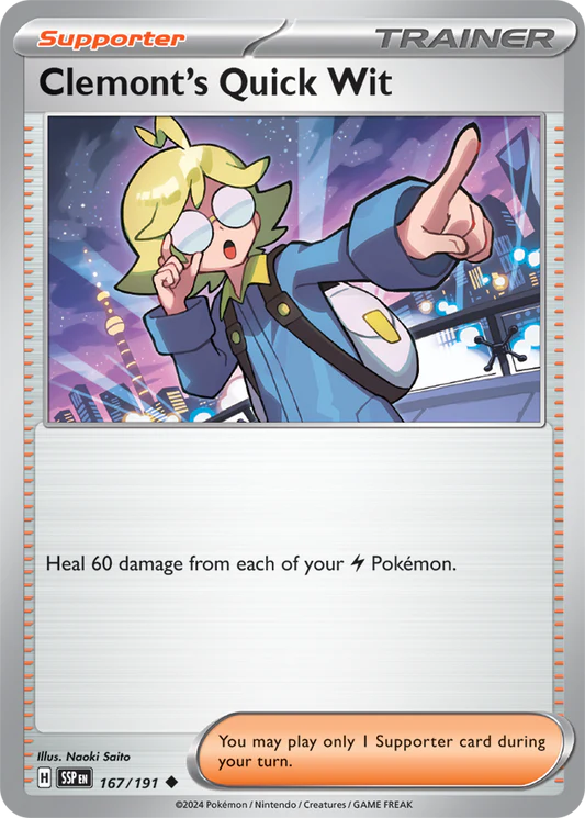 Clemont's Quick Wit - 167/191 - Normal