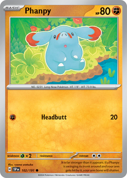 Phanpy - 102/191 - Normaal