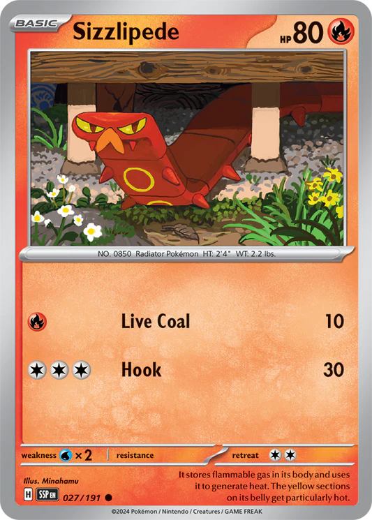 Sizzlipede - 27/191 - Normal