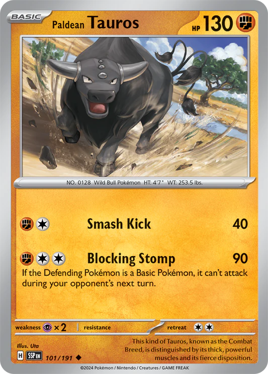 Paldean Tauros - 101/191 - Normal