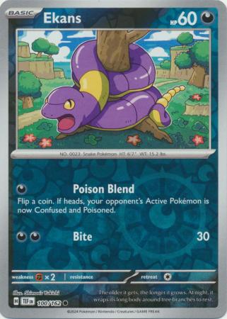 Ekans - 100/162 - Reverse
