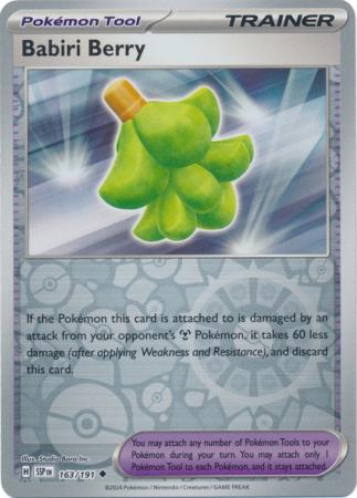Babiri Berry - 163/191 - Reverse