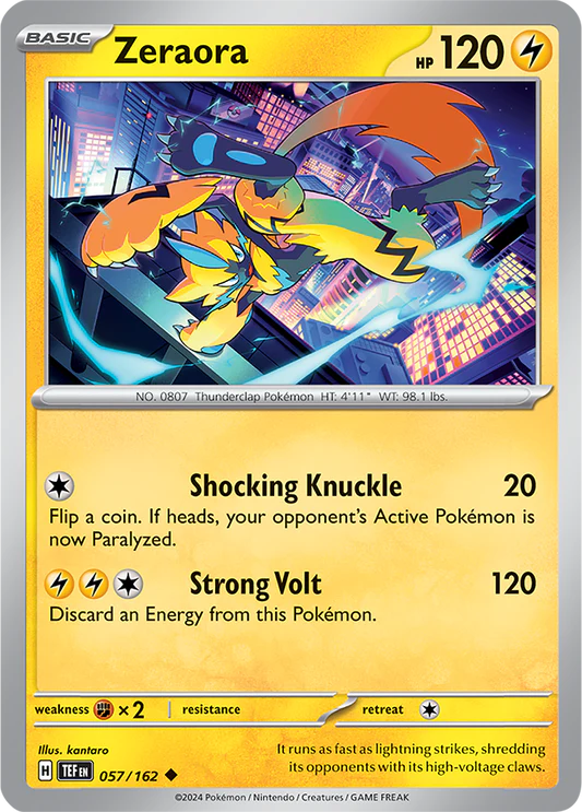 Zeraora - 57/162 - Normaal