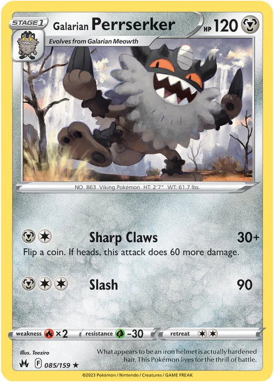 Galarian Perrserker - 85/159 - Normal