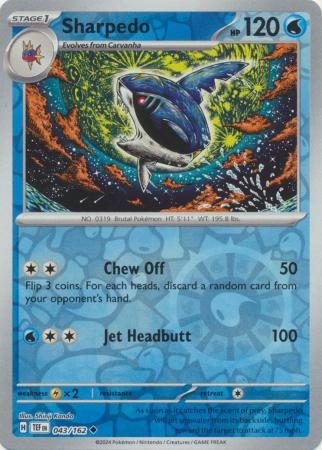 Sharpedo Reverse 043/162