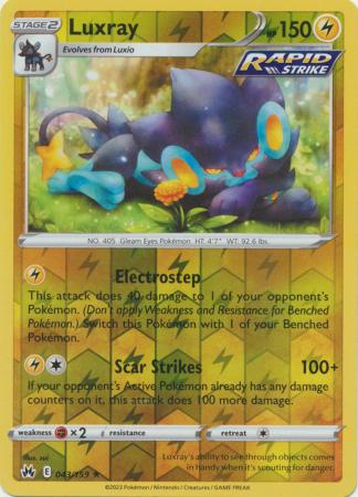 Luxray - 43/159 - Reverse