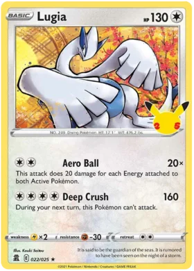 Lugia - 22/25 - Holo