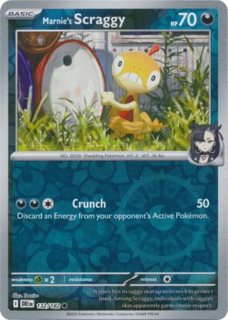 Marnie's Scraggy - 132/182 - Reverse