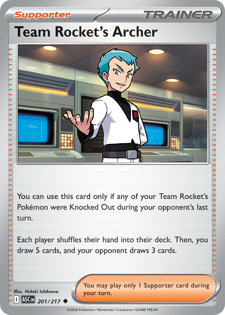 Archer van Team Rocket - 201/217 - Normaal