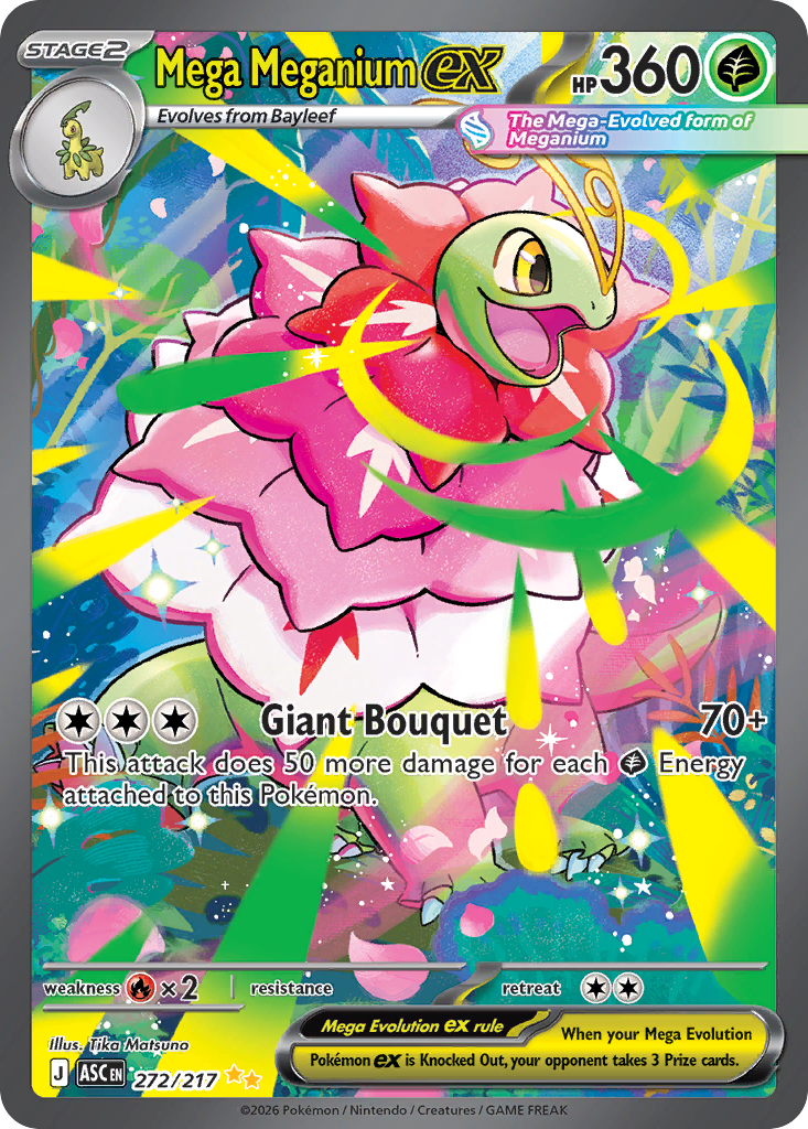 Mega Meganium ex - 272/217 - Holo