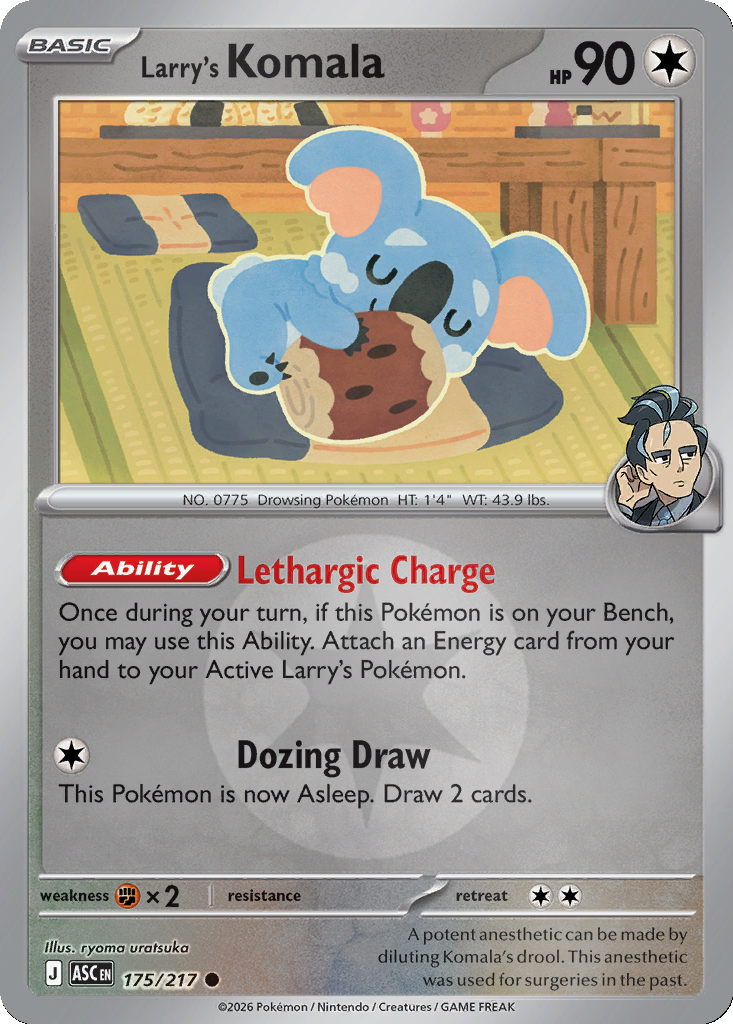 Larry's Komala - 175/217 - Reverse Holo