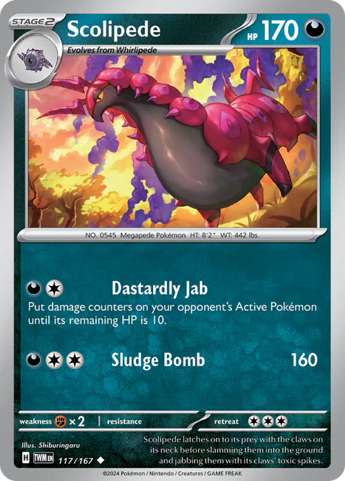 Scolipede - 117/167 - Normaal