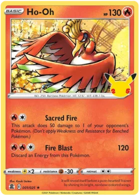Ho-Oh - 1/25 - Holo