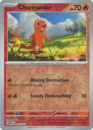 Charmander - 4/165 - Reverse