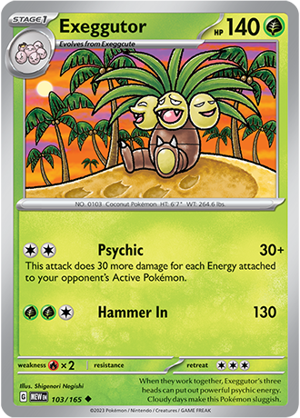 Exeggutor normaal 103/165
