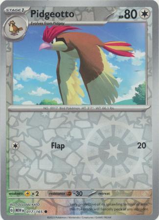 Pidgeotto - 17/165 - Reverse