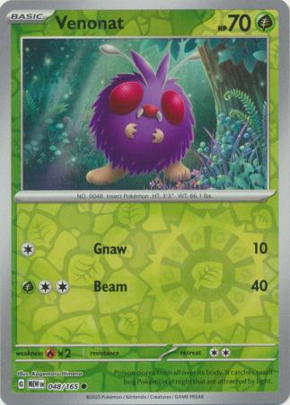 Venonat - 48/165 - Reverse