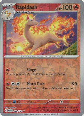Rapidash - 78/165 - Reverse