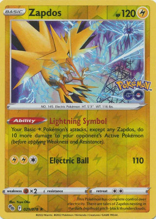 Zapdos - 29/78 - Reverse