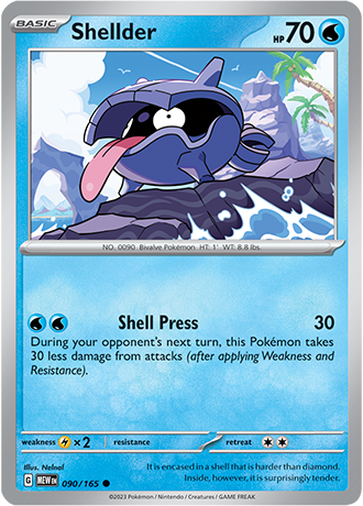 Shellder - 90/165 - Normaal