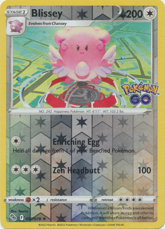 Blissey - 52/78 - Reverse