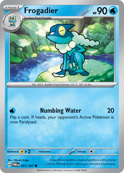 Frogadier - 57/167 - Normaal
