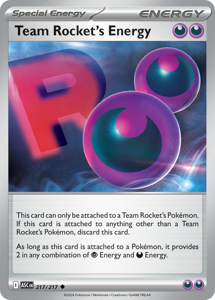 Energie van Team Rocket - 217/217 - Normaal