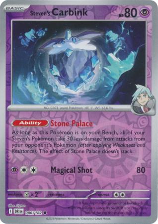 Steven's Carbink - 86/182 - Reverse