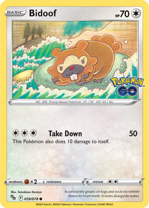 Bidoof Normaal