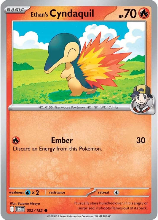 Ethan's Cyndaquil - 32/182 - Normaal