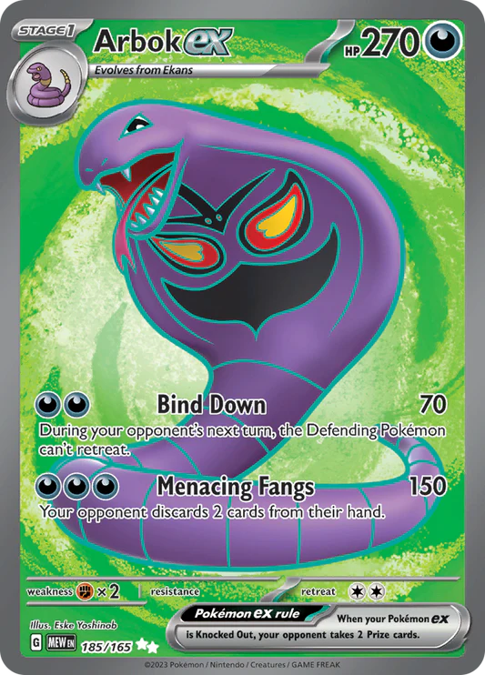 Arbok ex - 185/165