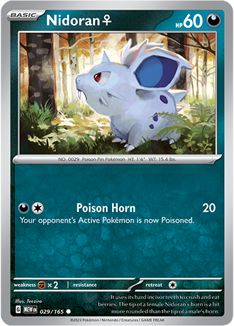 Nidoran ♀ - 29/165 - Normaal