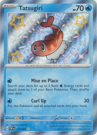 Tatsugiri Shiny Rare - 127/091