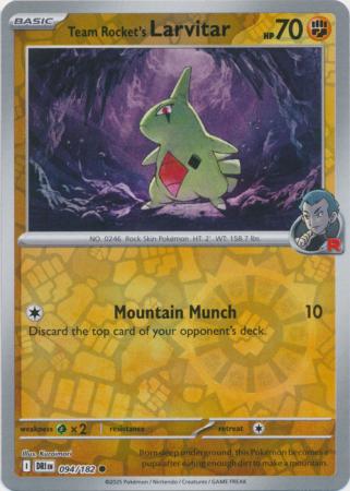 Team Rocket's Larvitar - 94/182 - Reverse