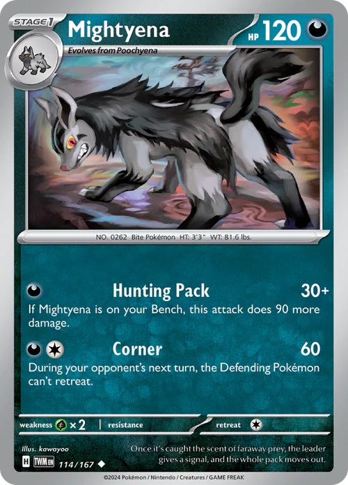 Mightyena - 114/167 - Normaal
