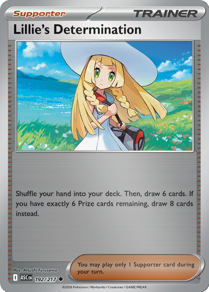 Lillie's vastberadenheid - 192/217 - Reverse Holo