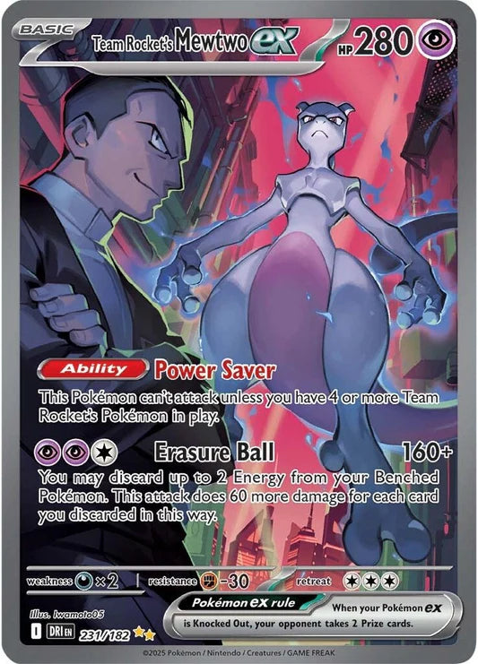 Team Rocket's Mewtwo ex - 231/182