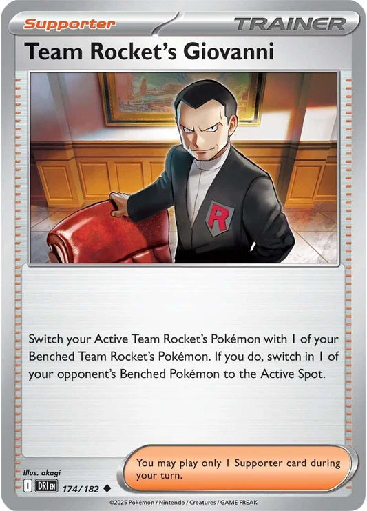 Team Rocket's Giovanni - 174/182 - Normaal