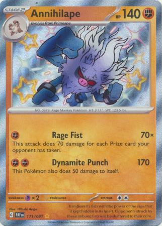 Annihilape Shiny Rare - 171/091