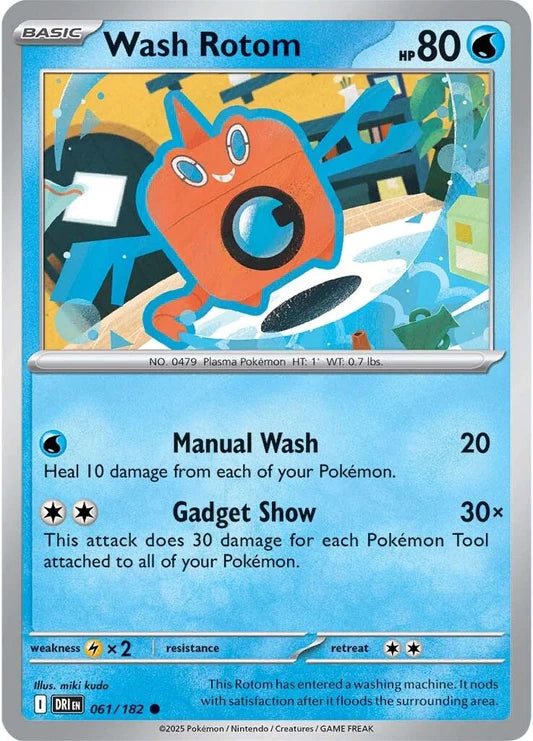 Wash Rotom - 61/182 - Normaal