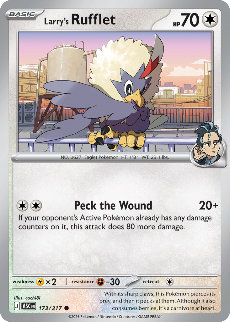 Larry's Rufflet - 173/217 - Normal